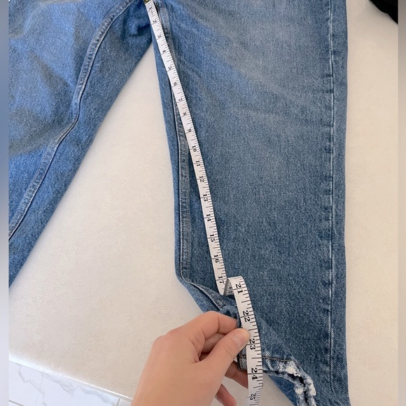 PULL & BEAR/👖High-waisted mom jeans/ Blue/ Size US 31 - Picture 12 of 13